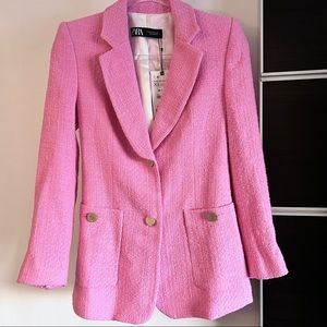 Zara textured blazer NWT XS